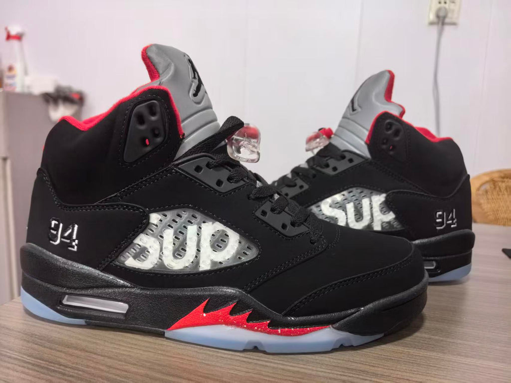 Supreme x Air Jordan 5 Retro 'Black' (2015)