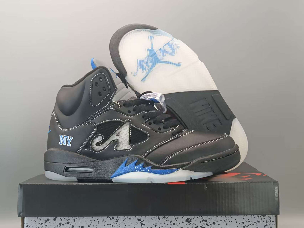 Air Jordan 5 x Awake NY 'Racer Blue' – Black / Racer Blue / Metallic Silver (DV4982-004)