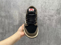 Air Jordan 1 Low 'Black-Brown Reverse Swoosh'