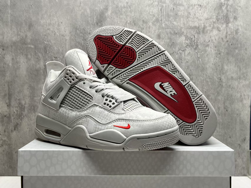 Nigel Sylvester x Air Jordan 4 Retro OG 'Brick After Brick' (Grey/Red)