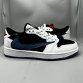 Travis Scott x Air Jordan 1 Low 'Black Navy' Custom