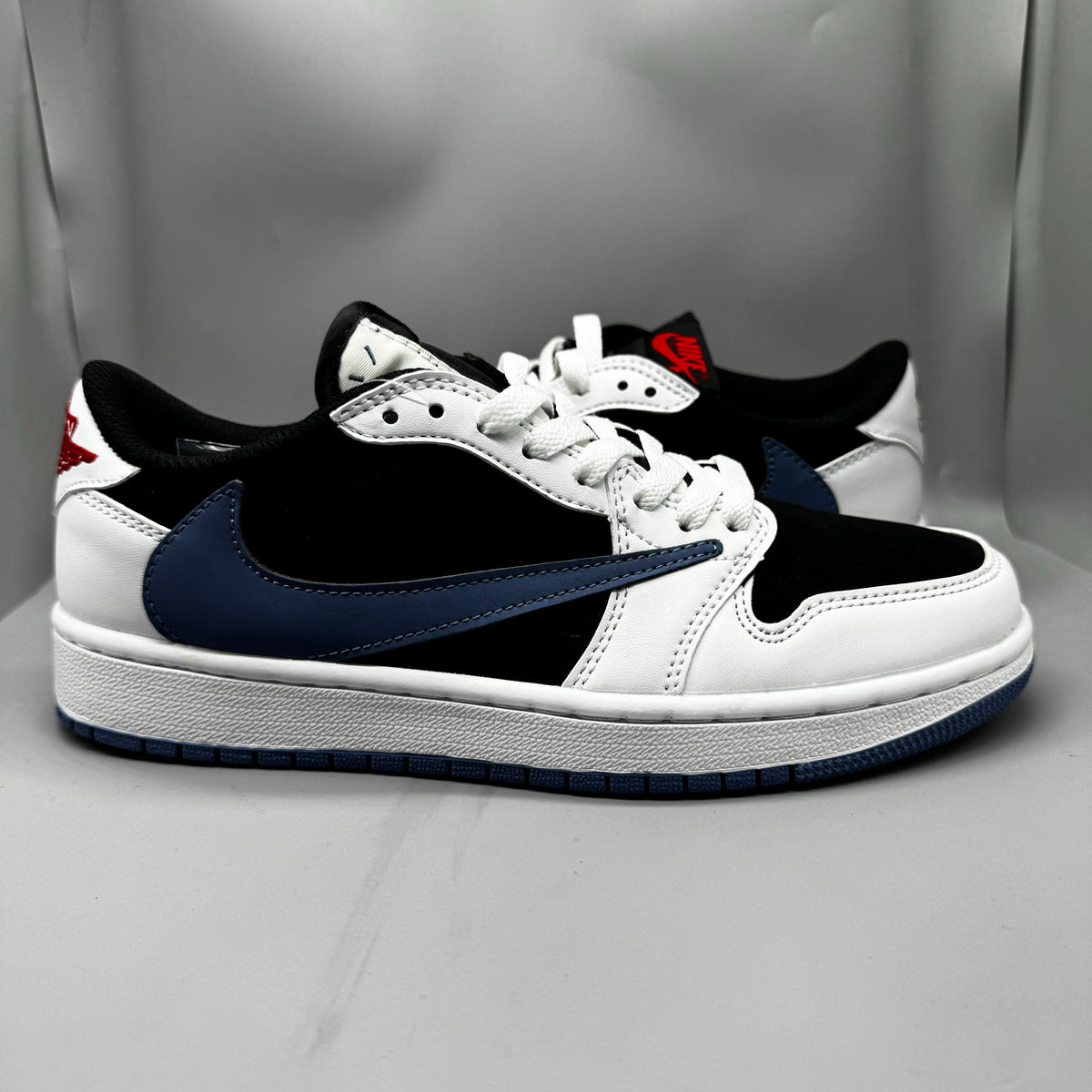 Travis Scott x Air Jordan 1 Low 'Black Navy' Custom