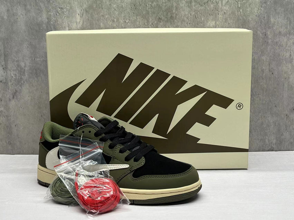 Air Jordan 1 Low OG x Travis Scott 'Olive Green'