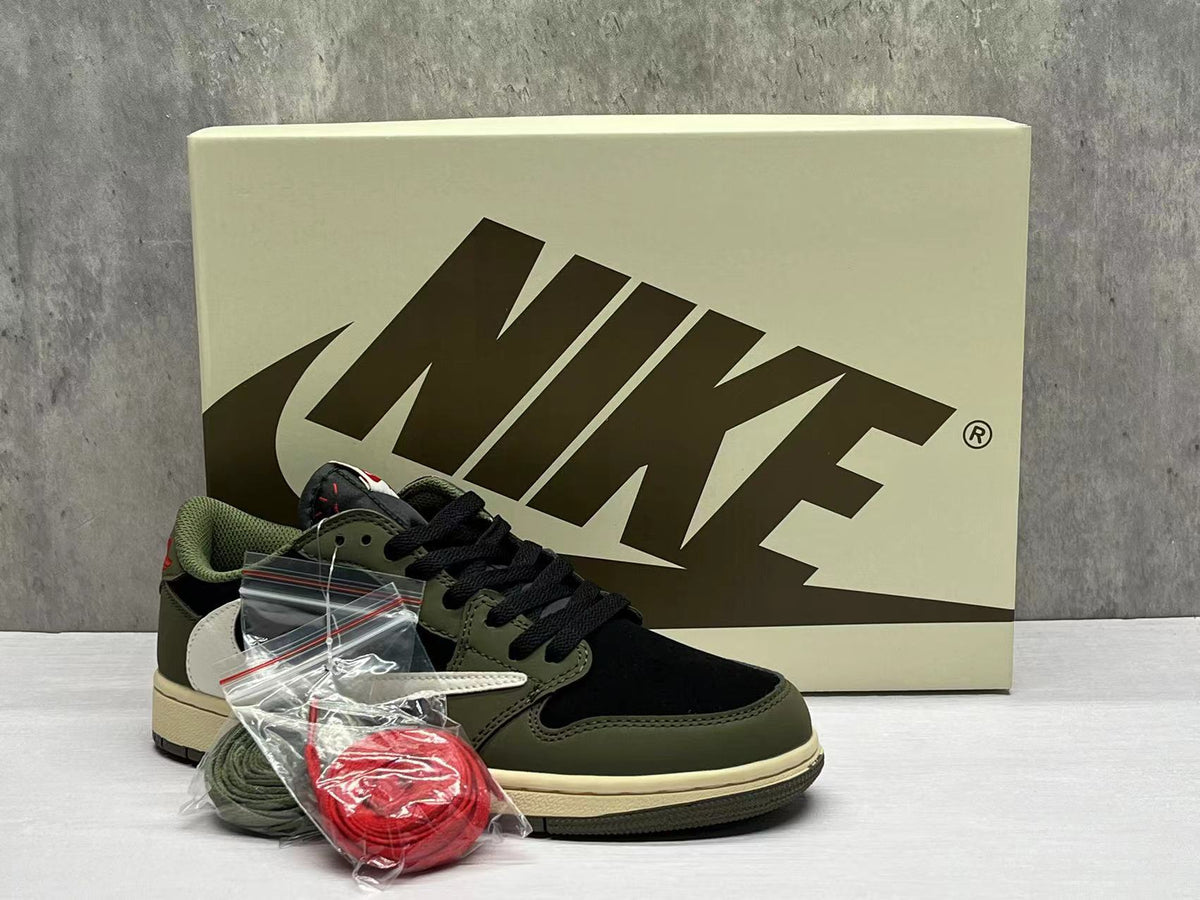Air Jordan 1 Low OG x Travis Scott 'Olive Green'