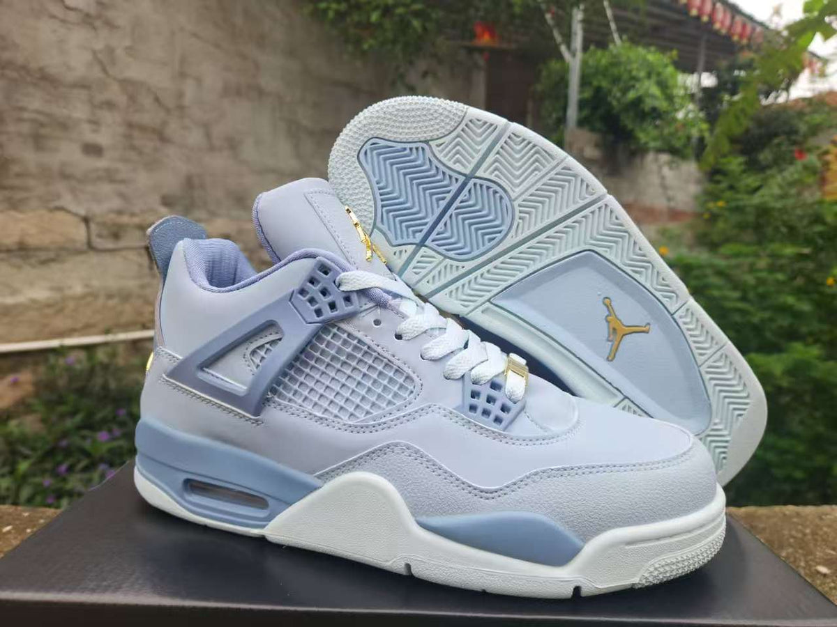 Air Jordan 4 'Grey Blue' – McGregor Clan Edition