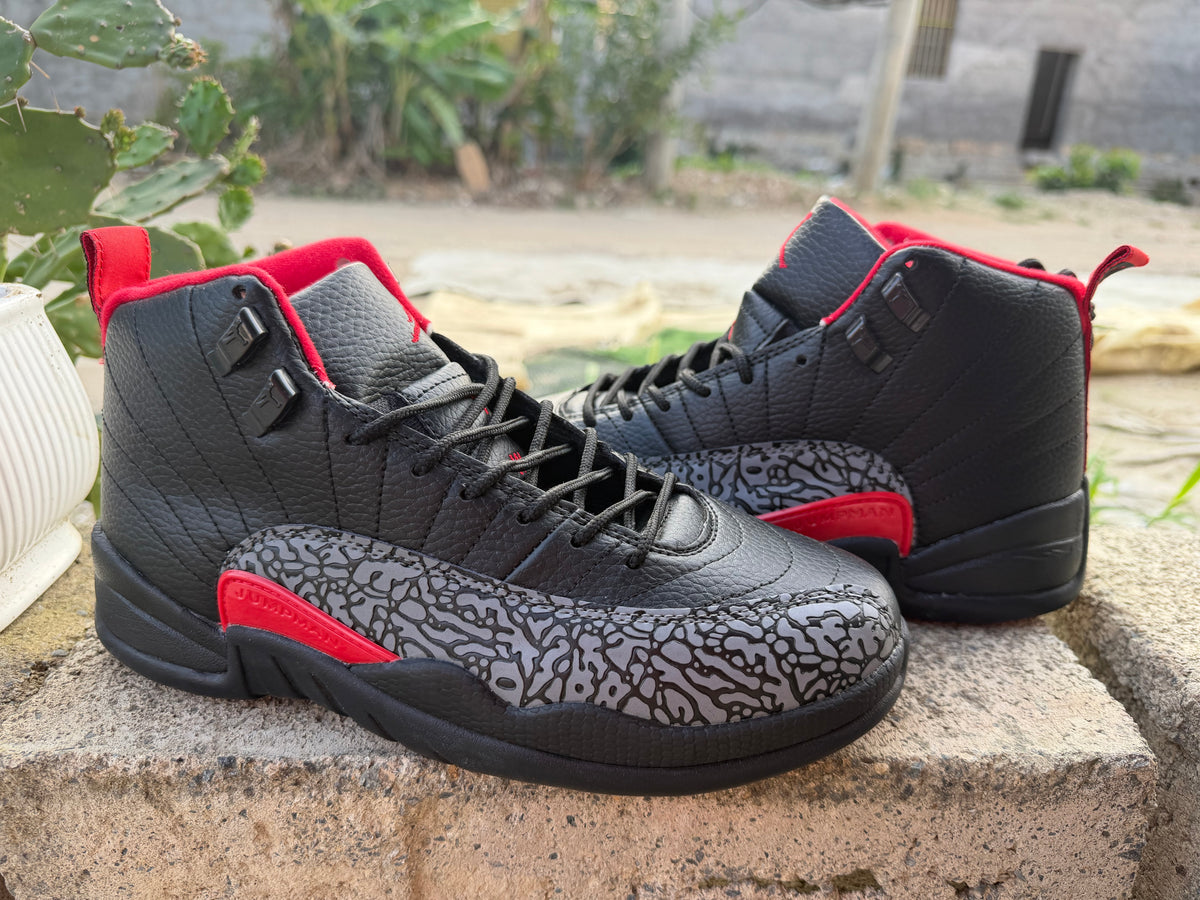 Air Jordan 12 Retro – Elephant Print / Red