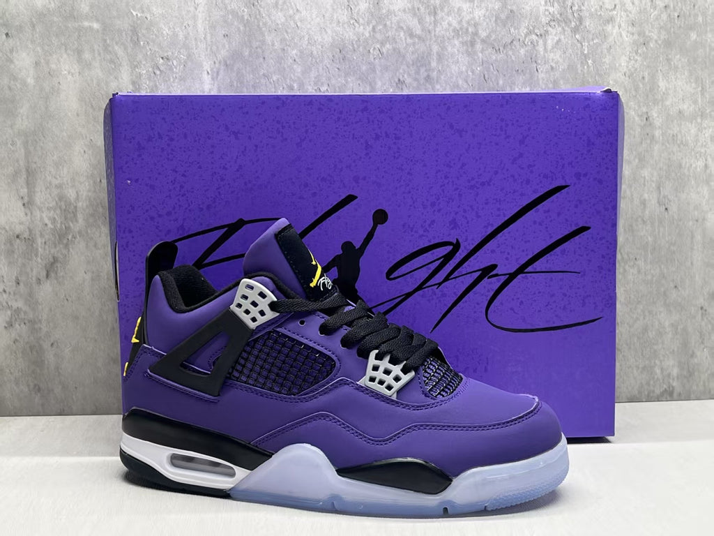 Air Jordan 4 Retro 'Imperial Purple' (Lakers)