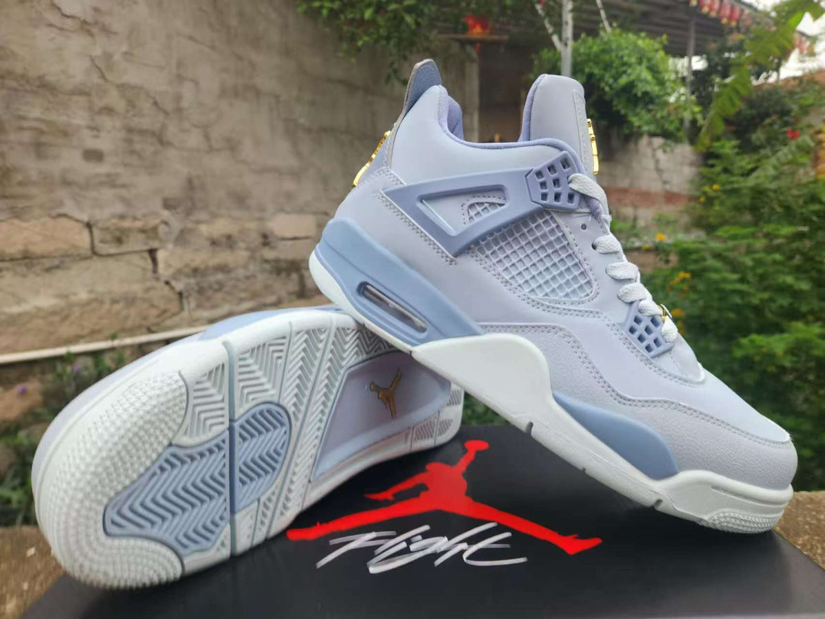 Air Jordan 4 'Grey Blue' – McGregor Clan Edition