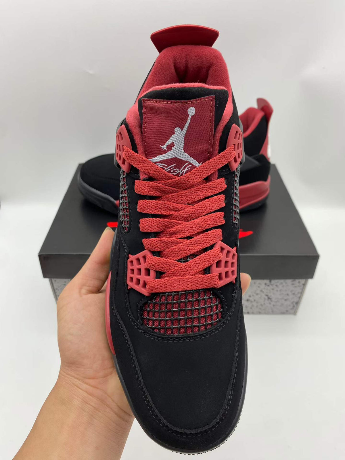 Air Jordan 4 Retro 'Red Thunder' – Black / White / Red (CT8527-016)