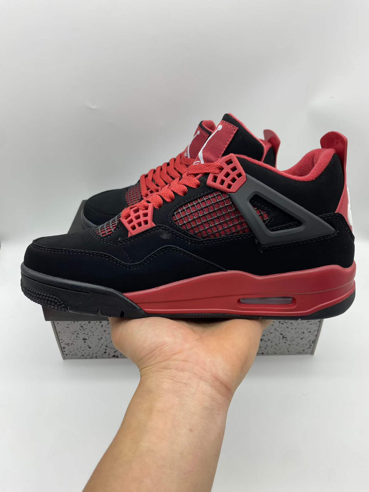 Air Jordan 4 Retro 'Red Thunder' – Black / White / Red (CT8527-016)