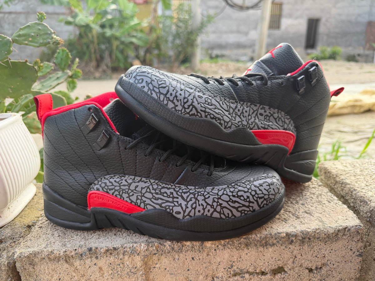 Air Jordan 12 Retro – Elephant Print / Red