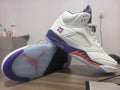 Air Jordan 5 Retro – White / Purple / Orange