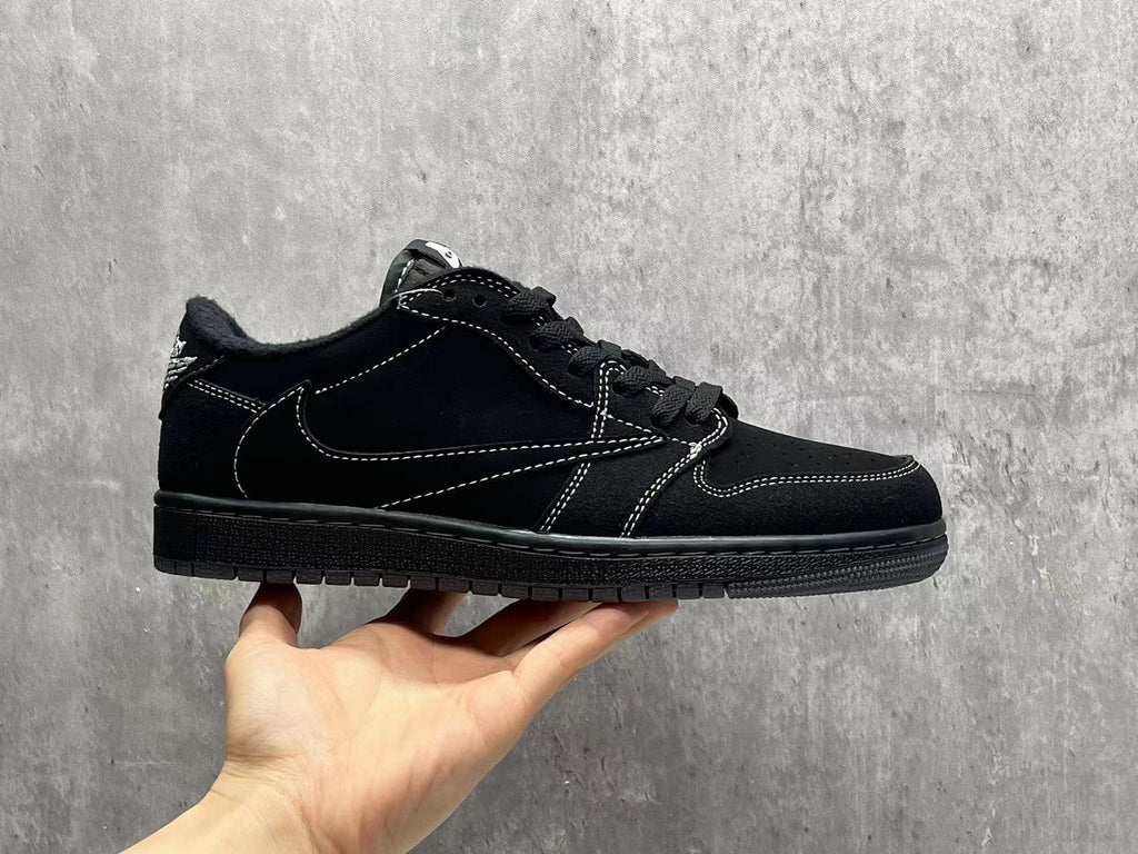 Air Jordan 1 Low TS 'Black Phantom Reverse Swoosh'
