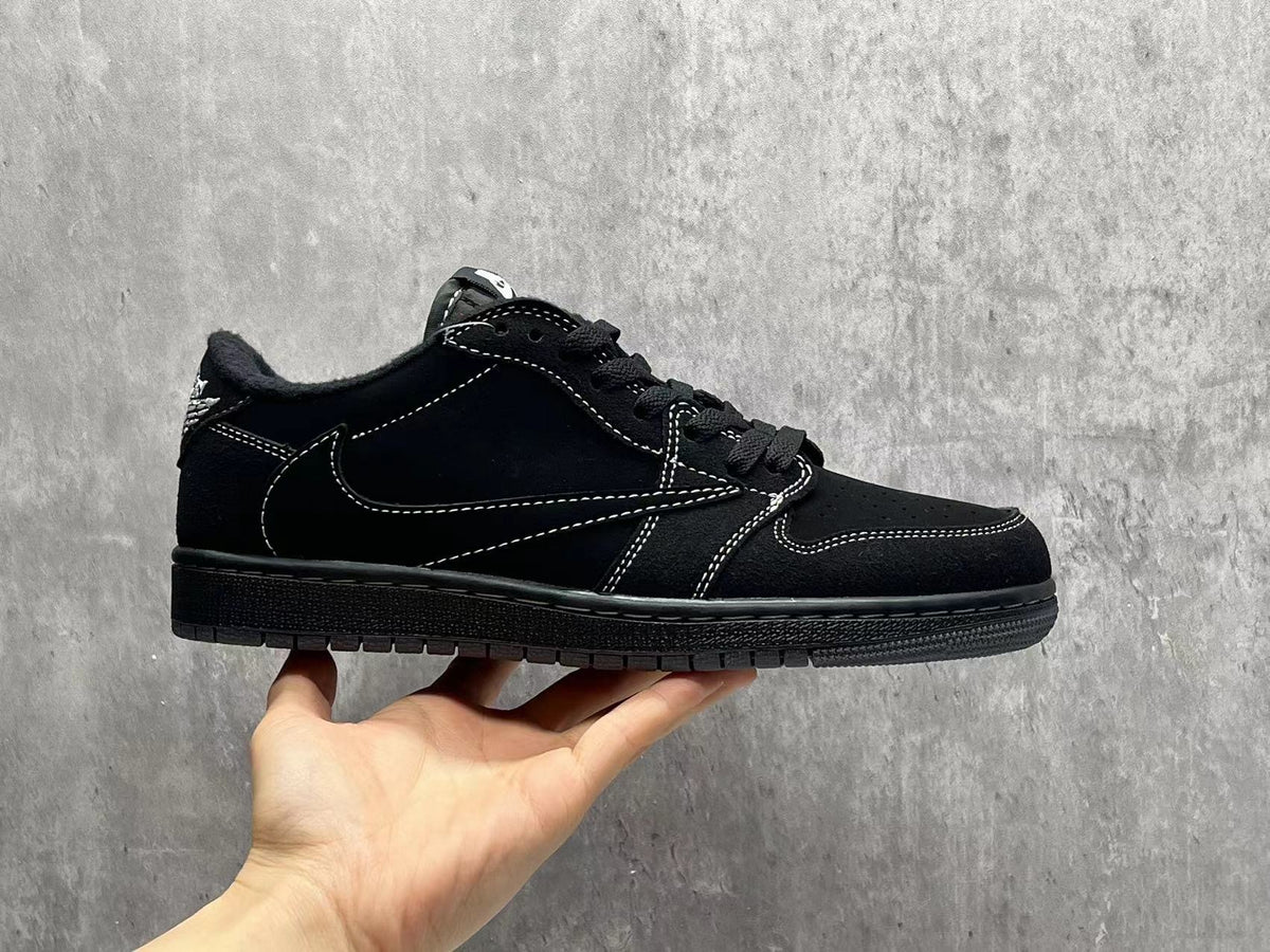 Air Jordan 1 Low TS 'Black Phantom Reverse Swoosh'