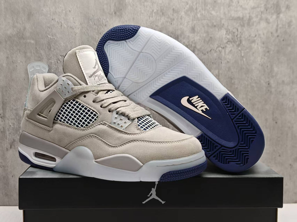 Air Jordan 4 Retro 'Georgetown' – Cool Grey / Cement Grey / Midnight Navy (1043505)