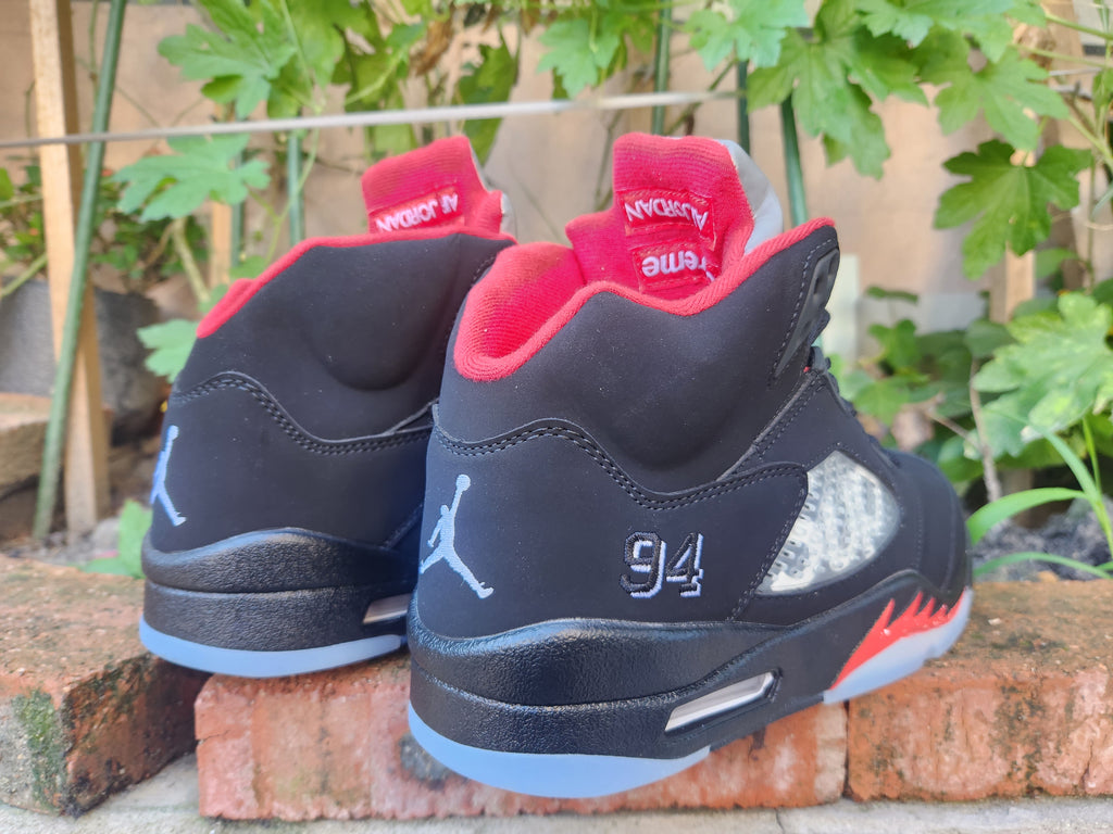 Supreme x Air Jordan 5 Retro 'Black' (2015)