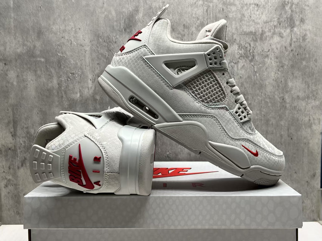 Nigel Sylvester x Air Jordan 4 Retro OG 'Brick After Brick' (Grey/Red)