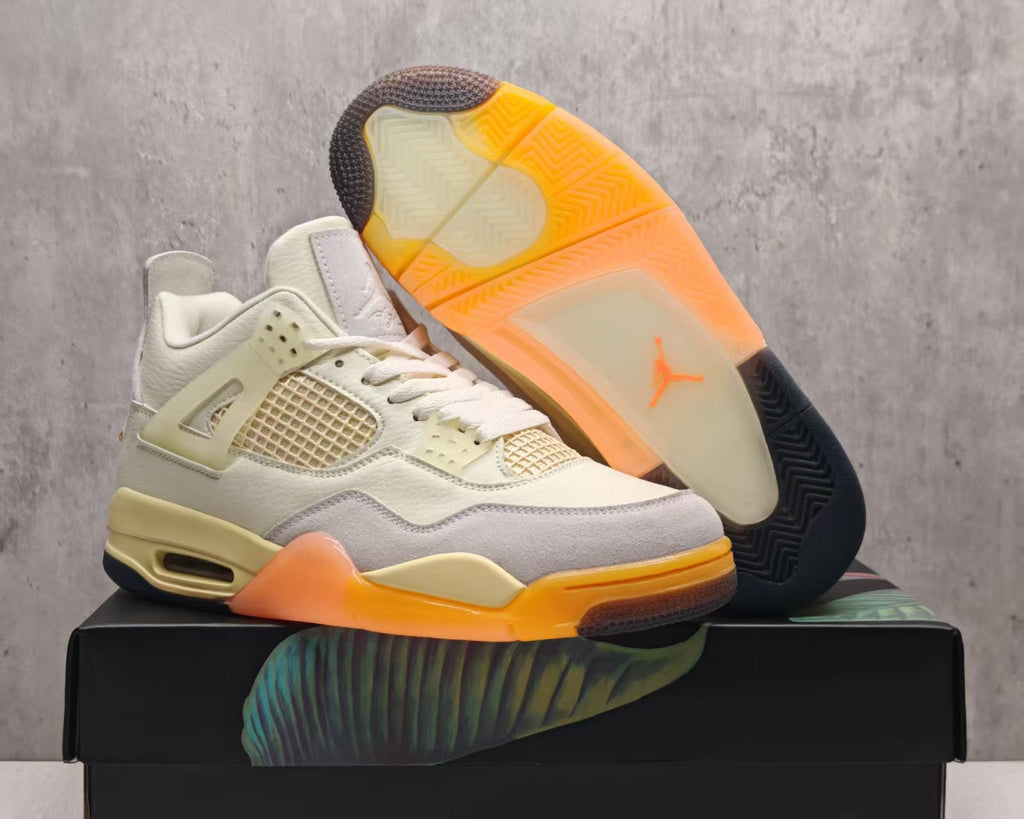 Air Jordan 4 Retro 'Birds of Paradise' – Coconut Milk / Peach / Candy Orange (HV0823-101)