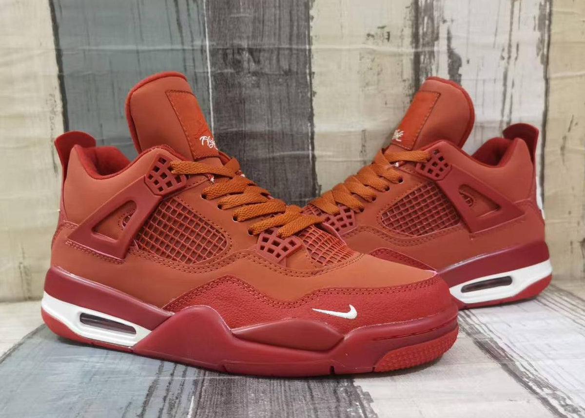 Nigel Sylvester x Air Jordan 4 Retro OG SP 'Brick By Brick' – Firewood Orange