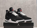 Air Jordan 4 Retro – Black Suede / Red