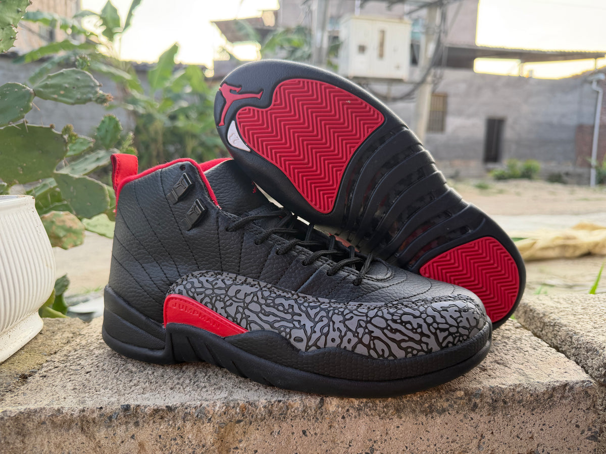 Air Jordan 12 Retro – Elephant Print / Red
