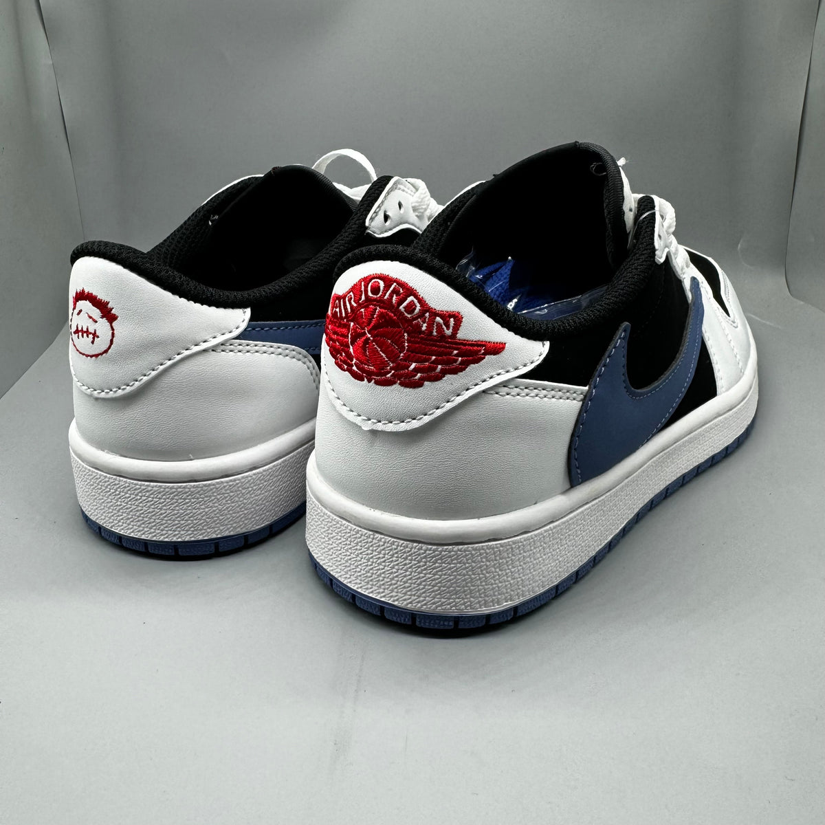 Travis Scott x Air Jordan 1 Low 'Black Navy' Custom