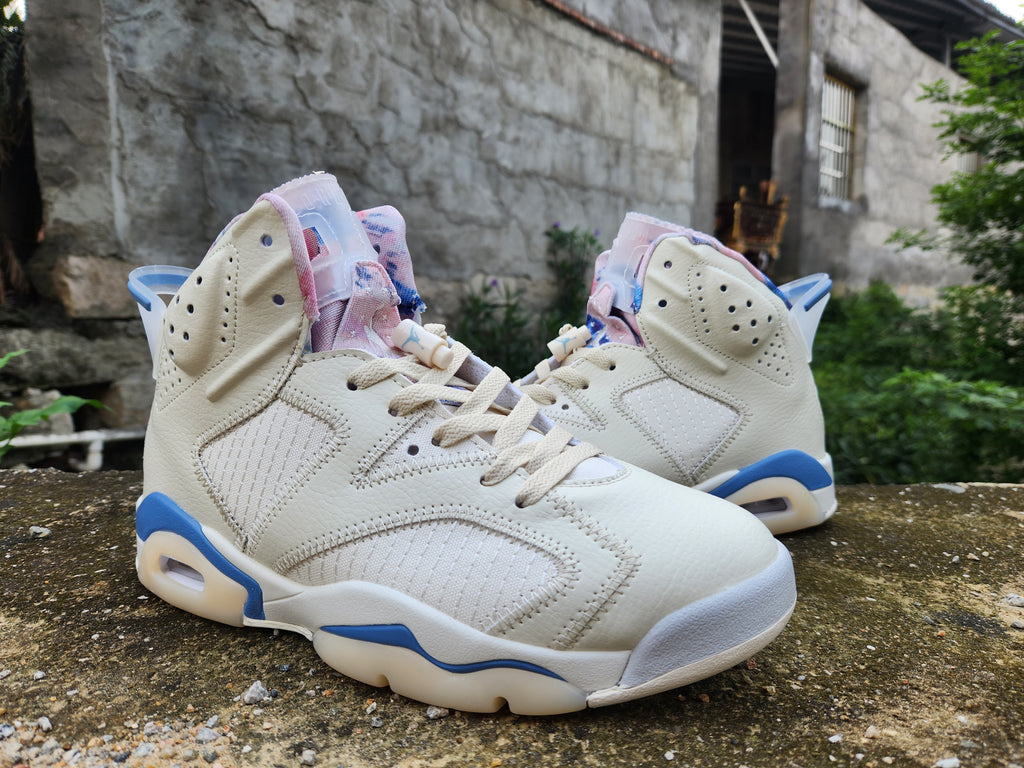 Air Jordan 6 Retro 'Sport Blue' – White / Sport Blue / Black (384664-107)