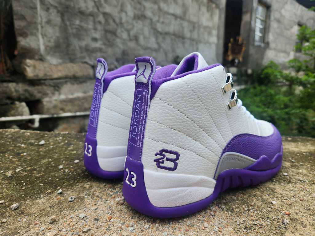 Air Jordan 12 Retro 'Pro Purple' – Desert Sand / Pro Purple
