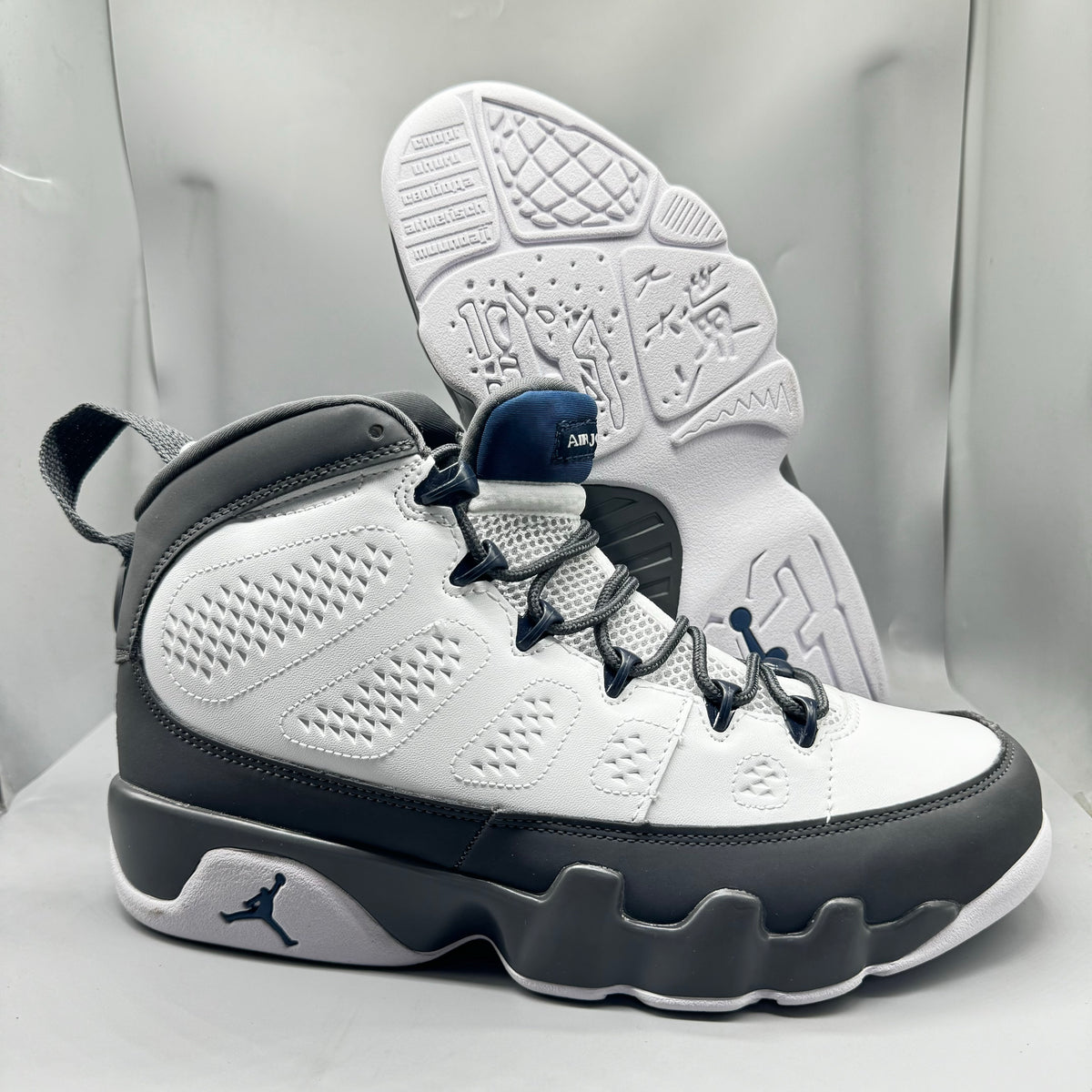 Air Jordan 9 Retro 'French Blue' – White / French Blue / Flint Grey (HV4794-100)
