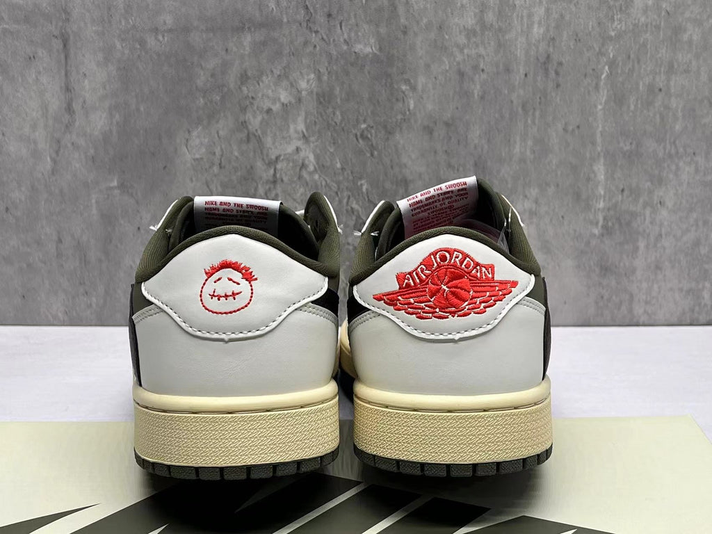 Travis Scott x Air Jordan 1 Retro Low OG SP 'Reverse Olive / Medium Olive'