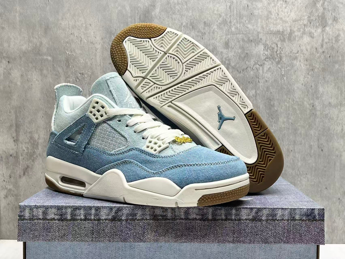 Women's Air Jordan 4 Retro TEX 'Worn Blue Denim'