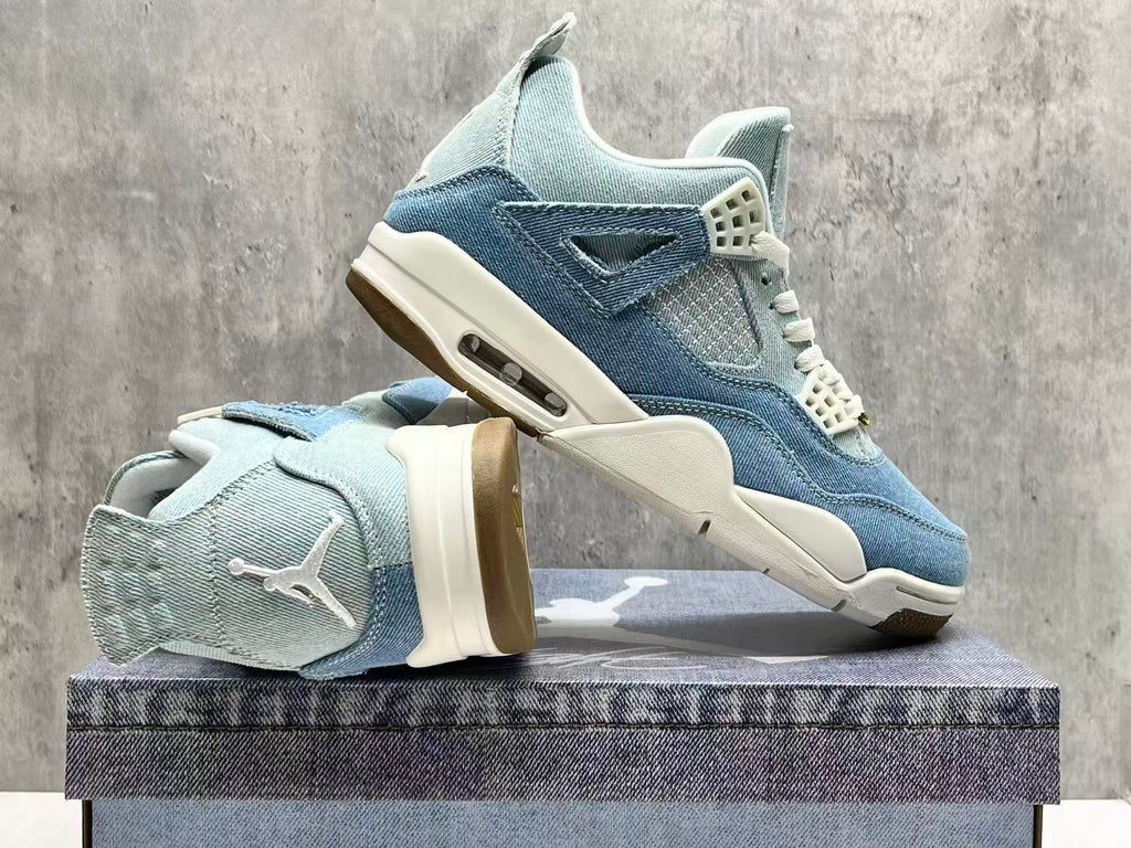 Women's Air Jordan 4 Retro TEX 'Worn Blue Denim'