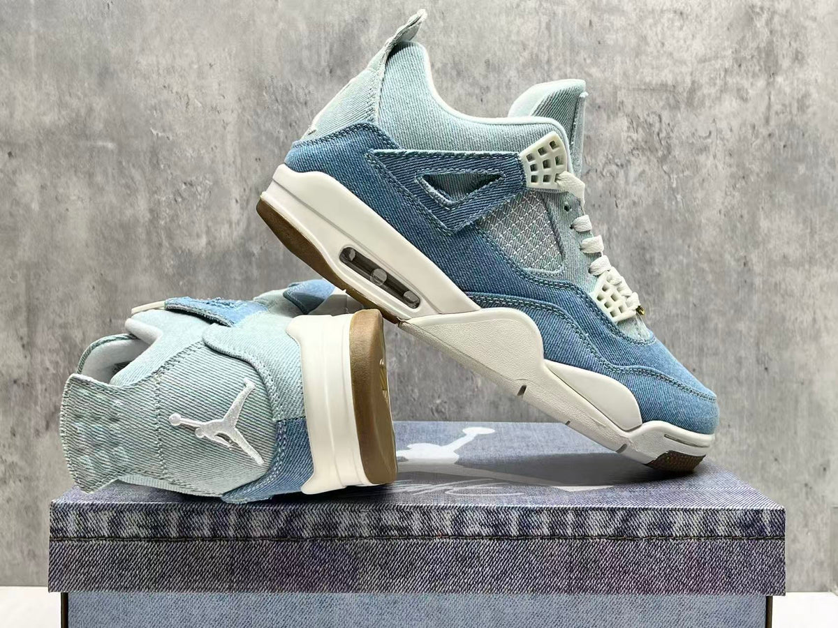 Women's Air Jordan 4 Retro TEX 'Worn Blue Denim'