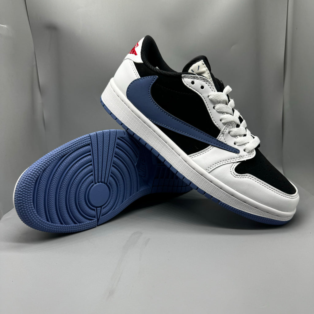 Travis Scott x Air Jordan 1 Low 'Black Navy' Custom