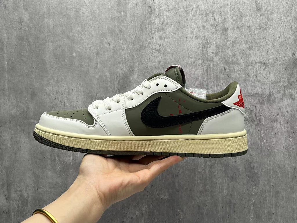Travis Scott x Air Jordan 1 Retro Low OG SP 'Reverse Olive / Medium Olive'
