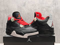 Air Jordan 4 Retro Rare Air 'Black Laser' – Black / Red