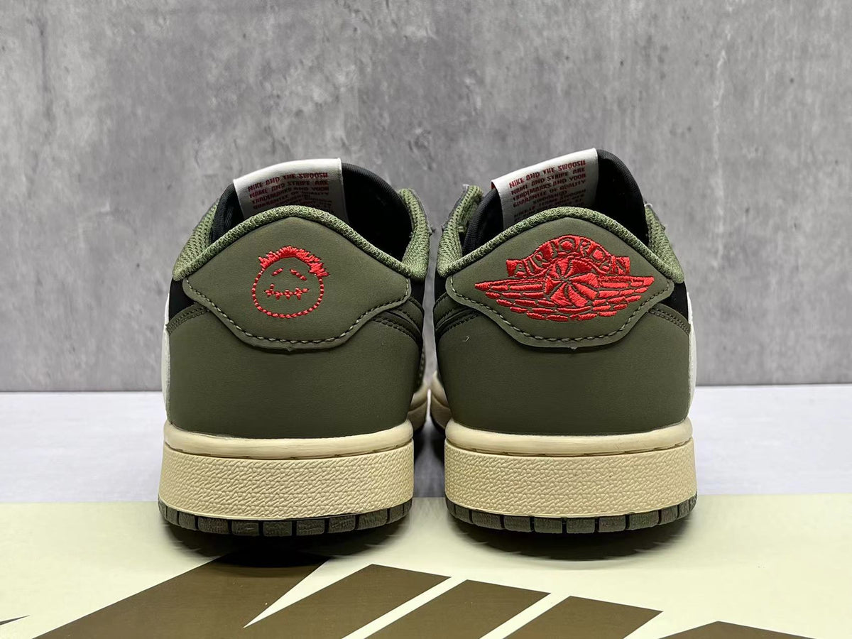 Air Jordan 1 Low OG x Travis Scott 'Olive Green'