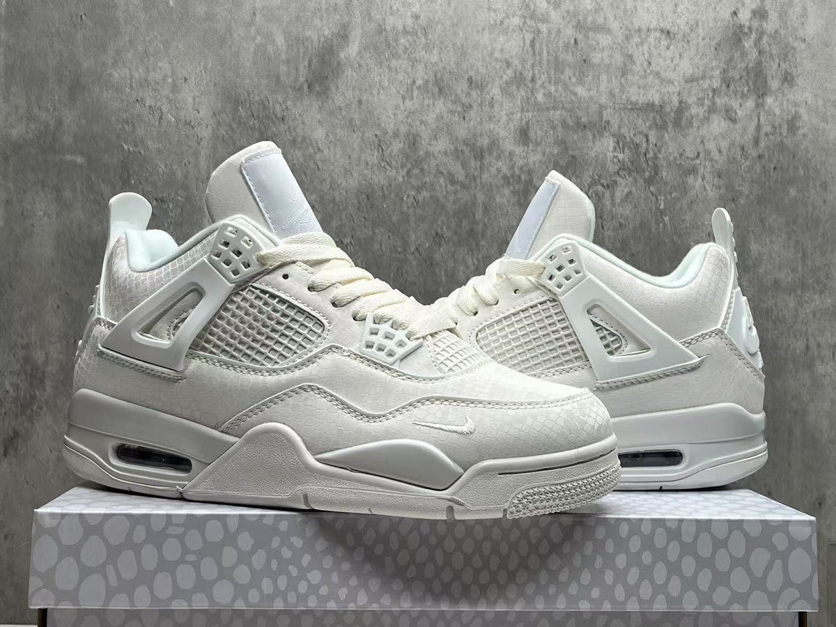 Air Jordan 4 x Nigel Sylvester 'White Mamba' Custom (2026)