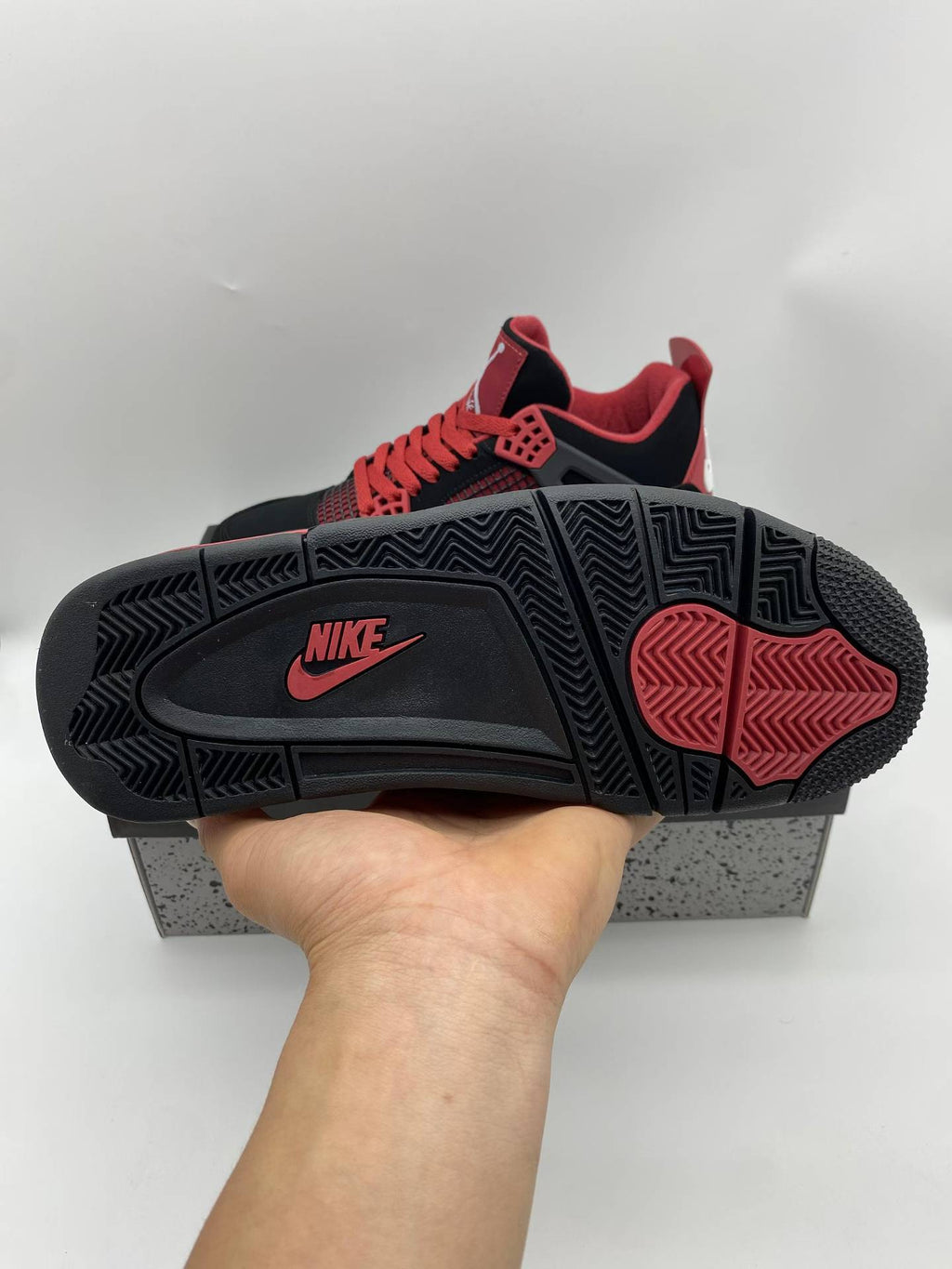 Air Jordan 4 Retro 'Red Thunder' – Black / White / Red (CT8527-016)