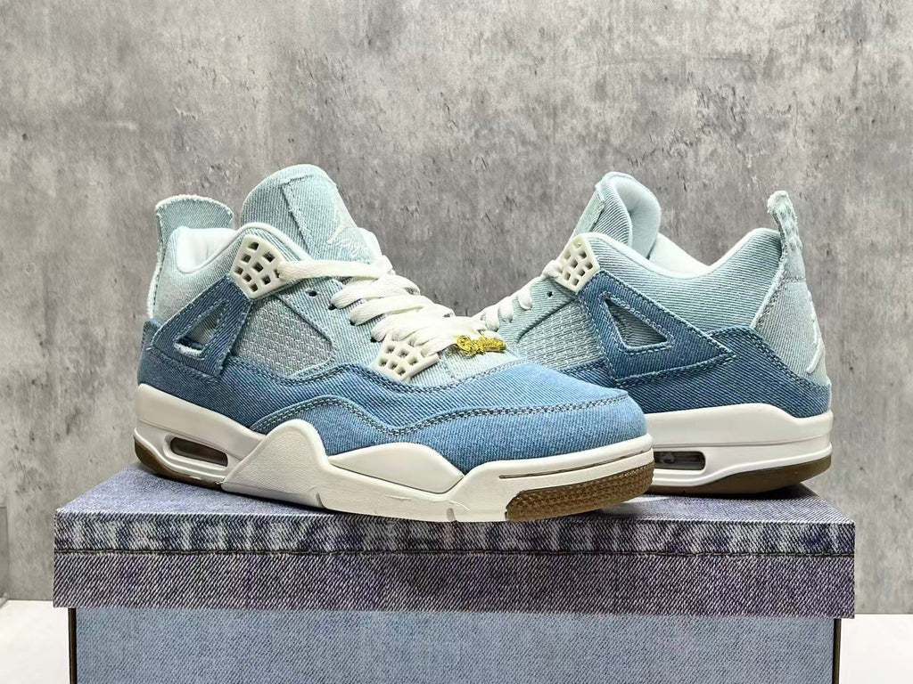 Women's Air Jordan 4 Retro TEX 'Worn Blue Denim'
