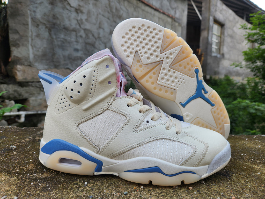 Air Jordan 6 Retro 'Sport Blue' – White / Sport Blue / Black (384664-107)