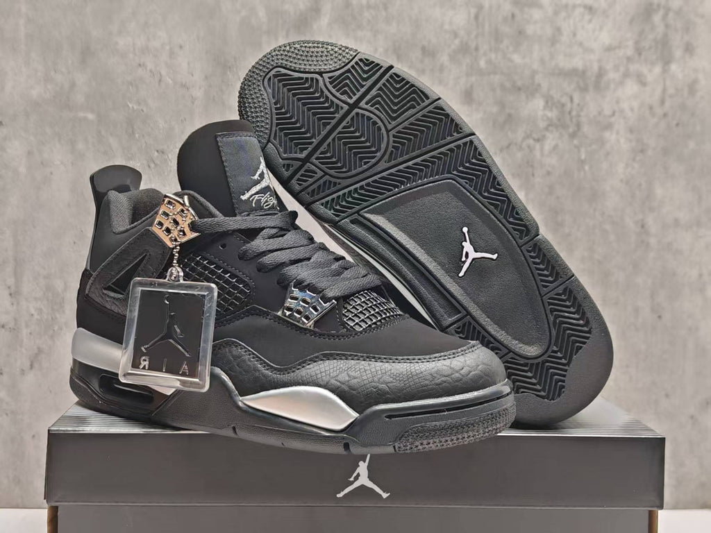 Eminem x Carhartt x Air Jordan 4 Retro 'Black Chrome' (SP15 MNJDLS 879 582314)