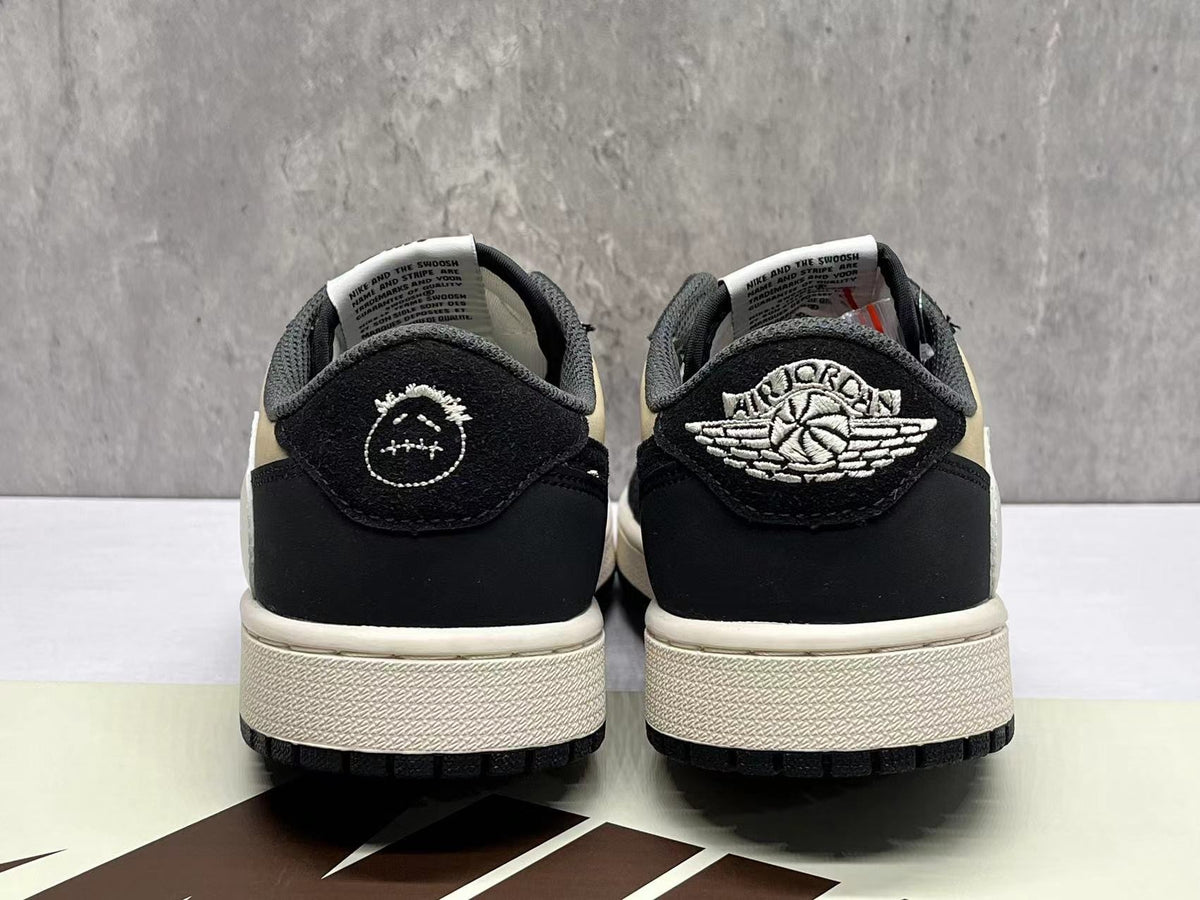 Air Jordan 1 D 'Black and Beige Pattern'