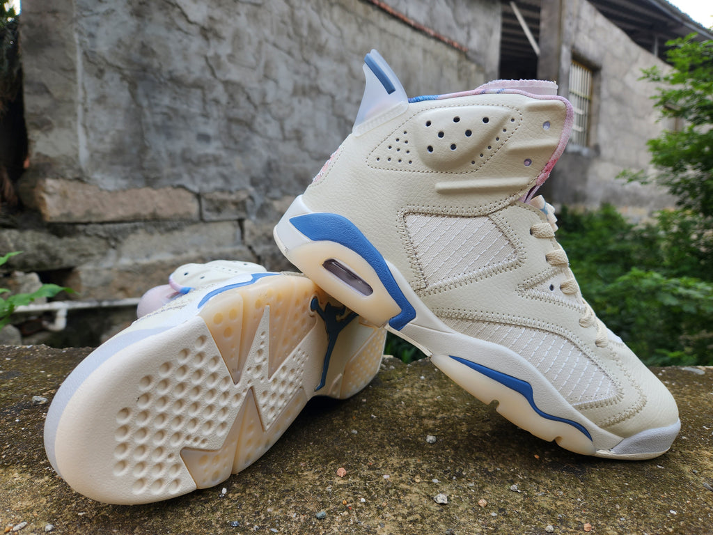 Air Jordan 6 Retro 'Sport Blue' – White / Sport Blue / Black (384664-107)
