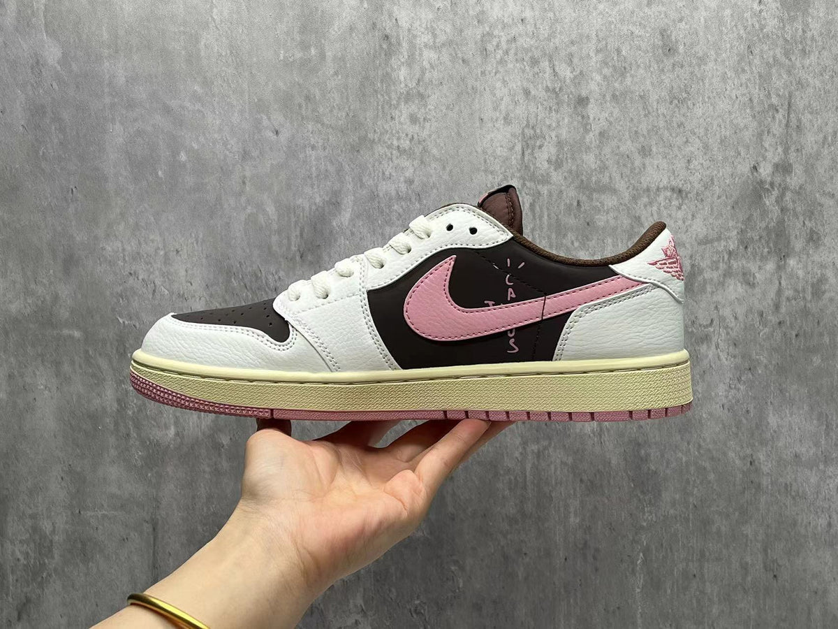 Travis Scott x Air Jordan 1 Retro Low OG SP 'Reverse Mocha' (Pink)