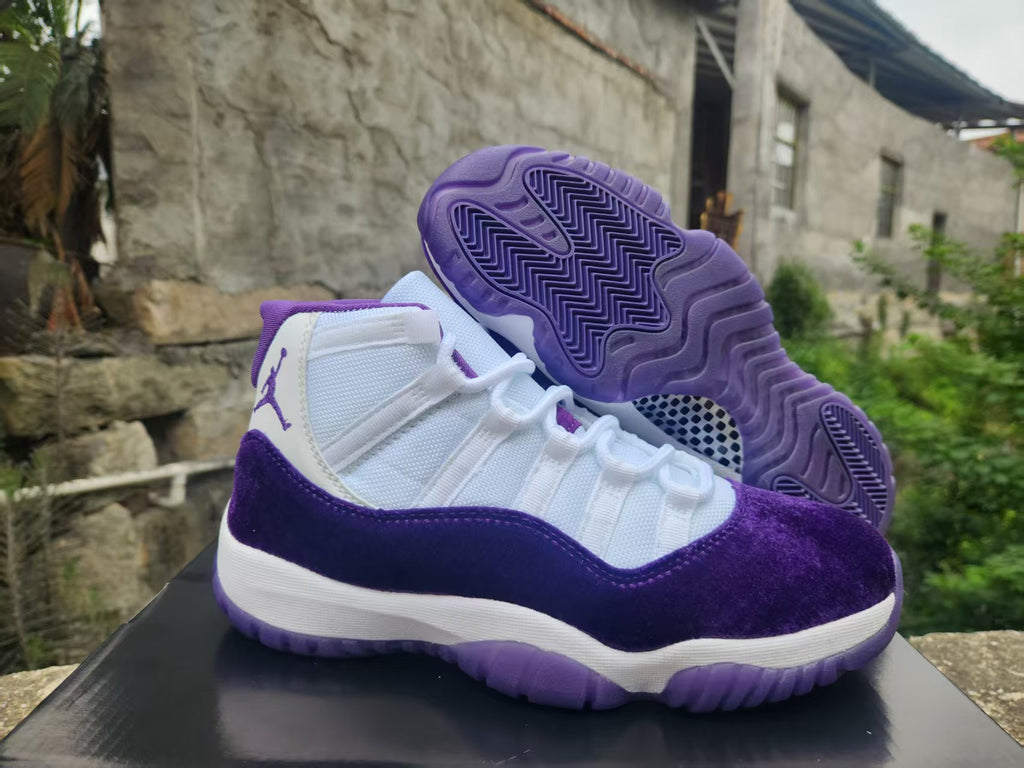 Air Jordan 11 Retro – White / Royal Purple