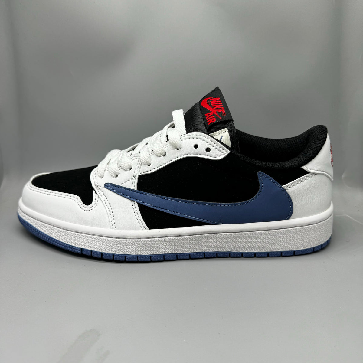 Travis Scott x Air Jordan 1 Low 'Black Navy' Custom