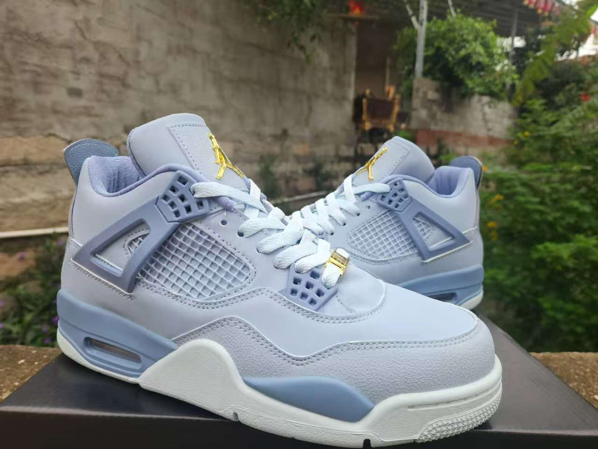 Air Jordan 4 'Grey Blue' – McGregor Clan Edition