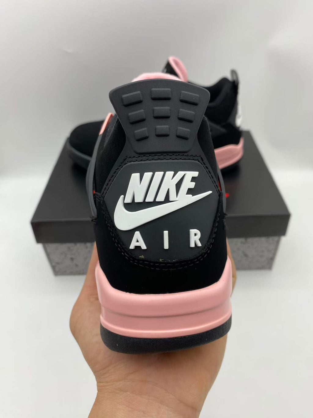 (WMNS) Air Jordan 4 Retro 'Rust Pink Thunder' – Black / White / Rust Pink (HV0823-001)